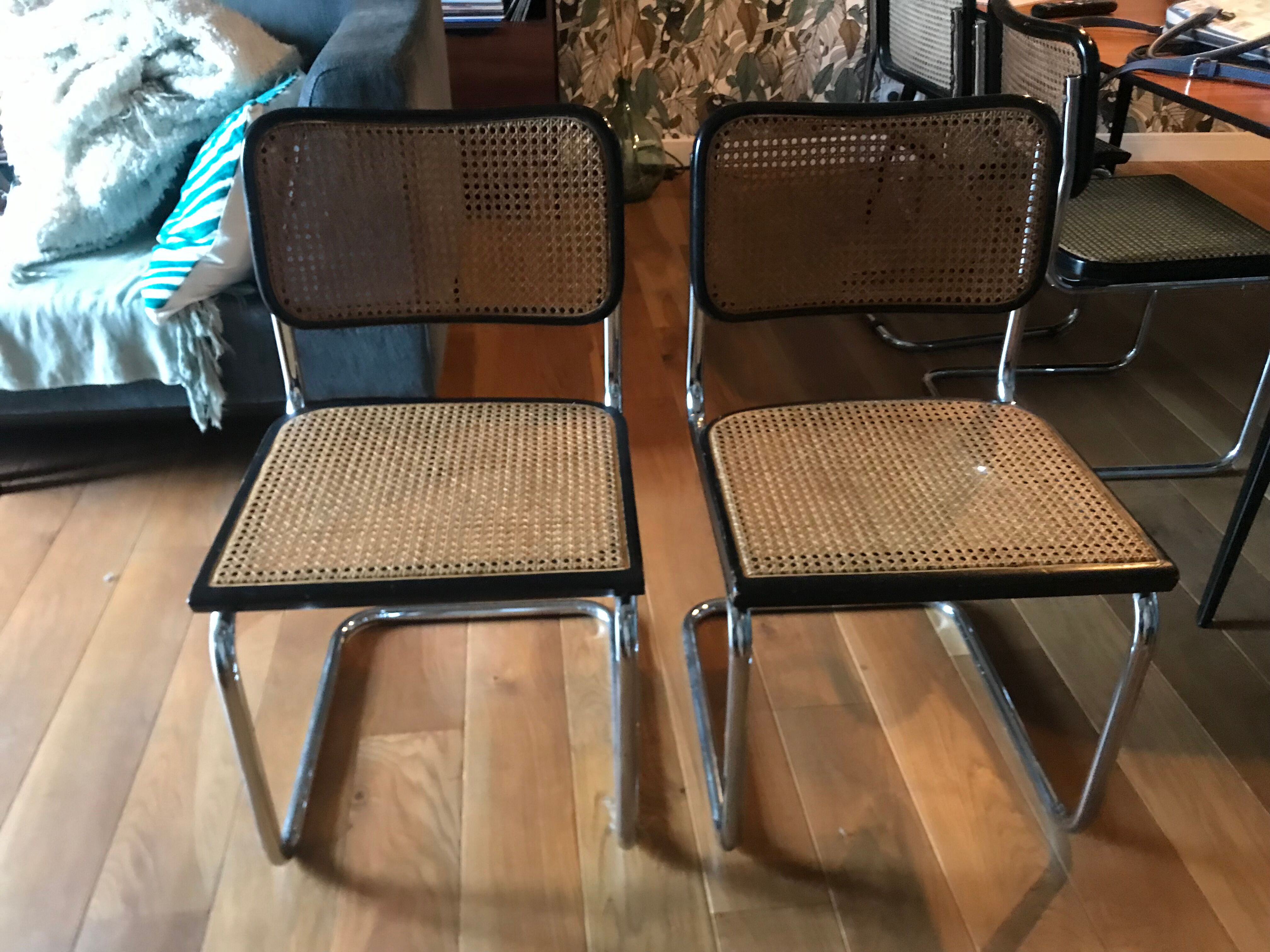 Pair of chairs Cesca Marcel Breuer