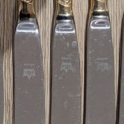 Luxury Cutlery Set Solingen SBS Gold Plated with Fine Gold 23/24 Carats - 70 Pieces