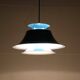 Blue Fog & Mørup / Erik Balslev pendant lamp / Mid-century Danish modern design / 1970s