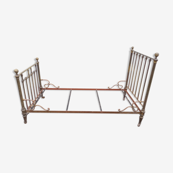 Brass bed