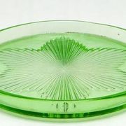 C1F Green Hydrangea Tray for Glasses No. 263