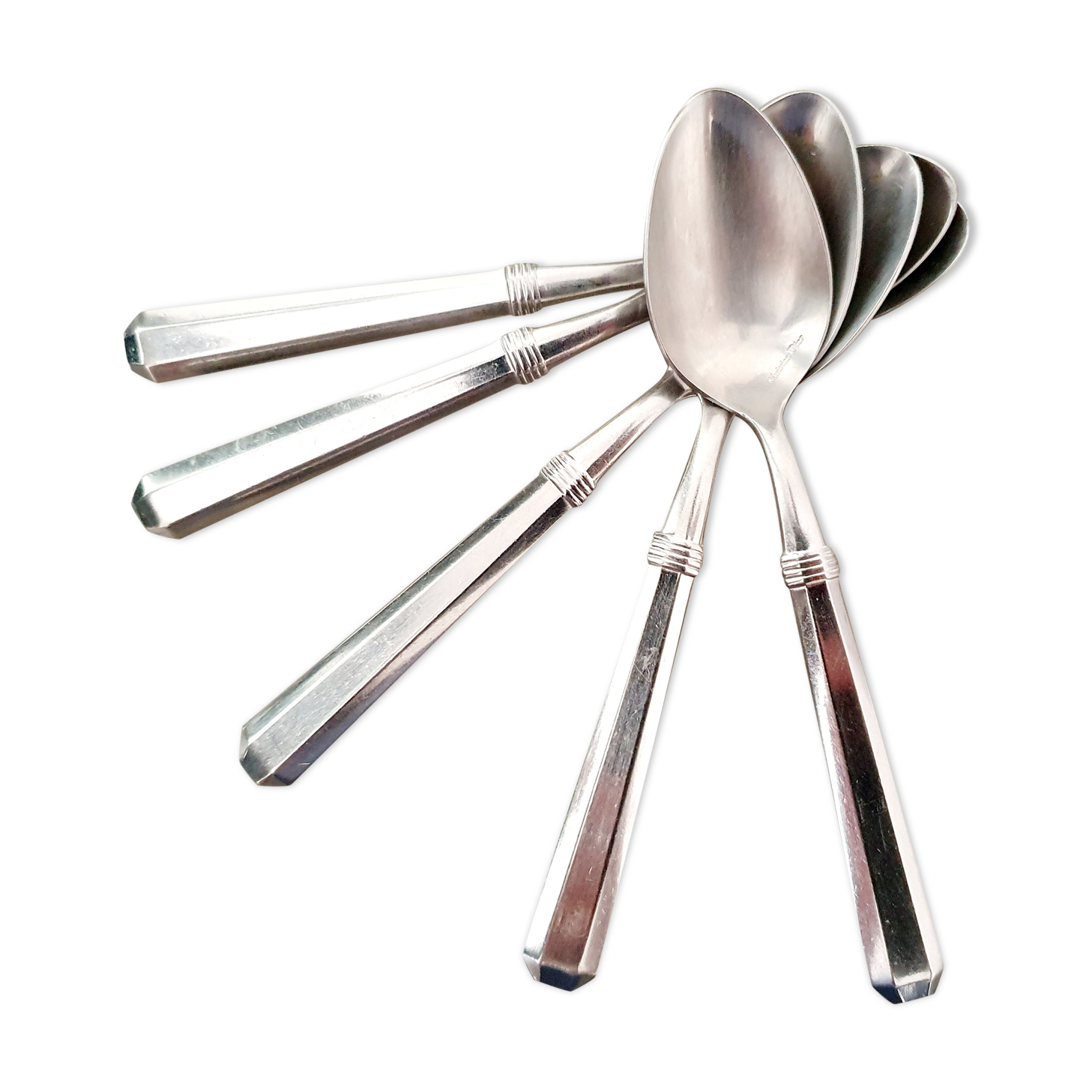 Set of 5 christian dior spoons