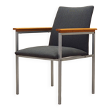Grey armchair, Danish design, 1960s, designer: Sigvard Bernadotte, manufacturer: France & Son