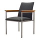 Fauteuil gris, design danois, années 1960, designer : Sigvard Bernadotte, éditeur : France & Son