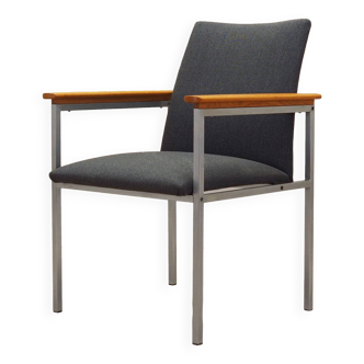 Grey armchair, Danish design, 1960s, designer: Sigvard Bernadotte, manufacturer: France & Son