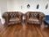 2 x Fauteuils sofa chesterfield en cuir - Artwood