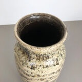Pottery fat lava multi-color 204-41 floor vase made by Scheurich, 1970s