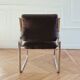 Fauteuil/ Chauffeuse vintage rénovée, années 70
