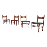 4er Set Teak Stühle von Vestervig Eriksen danish design Vintage