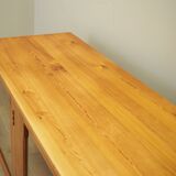 Pine showcase, Danish design, 1980s, production: Denmark