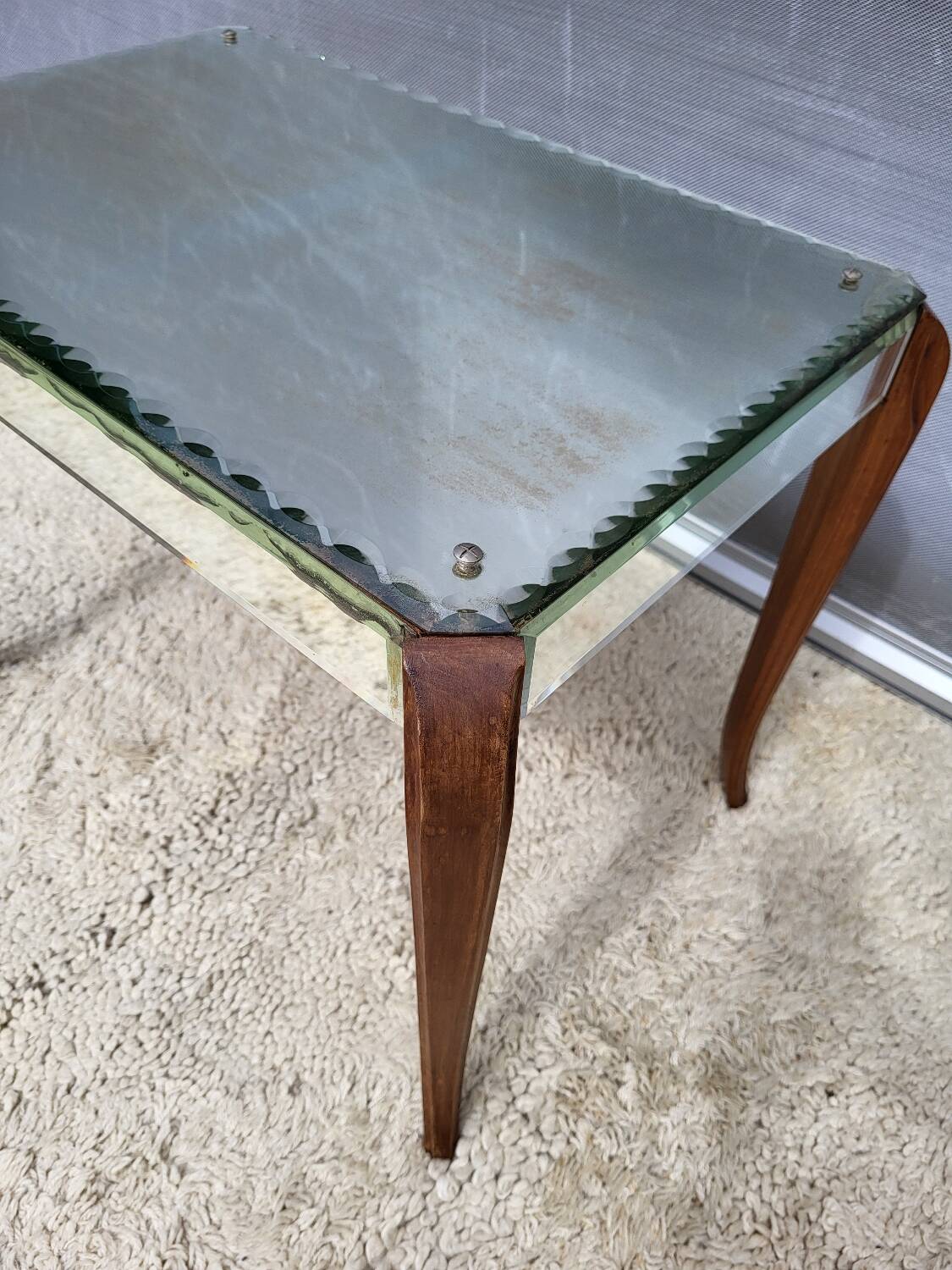 Art Deco Mirrored Coffee Table