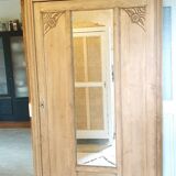 Parisian solid oak wardrobe