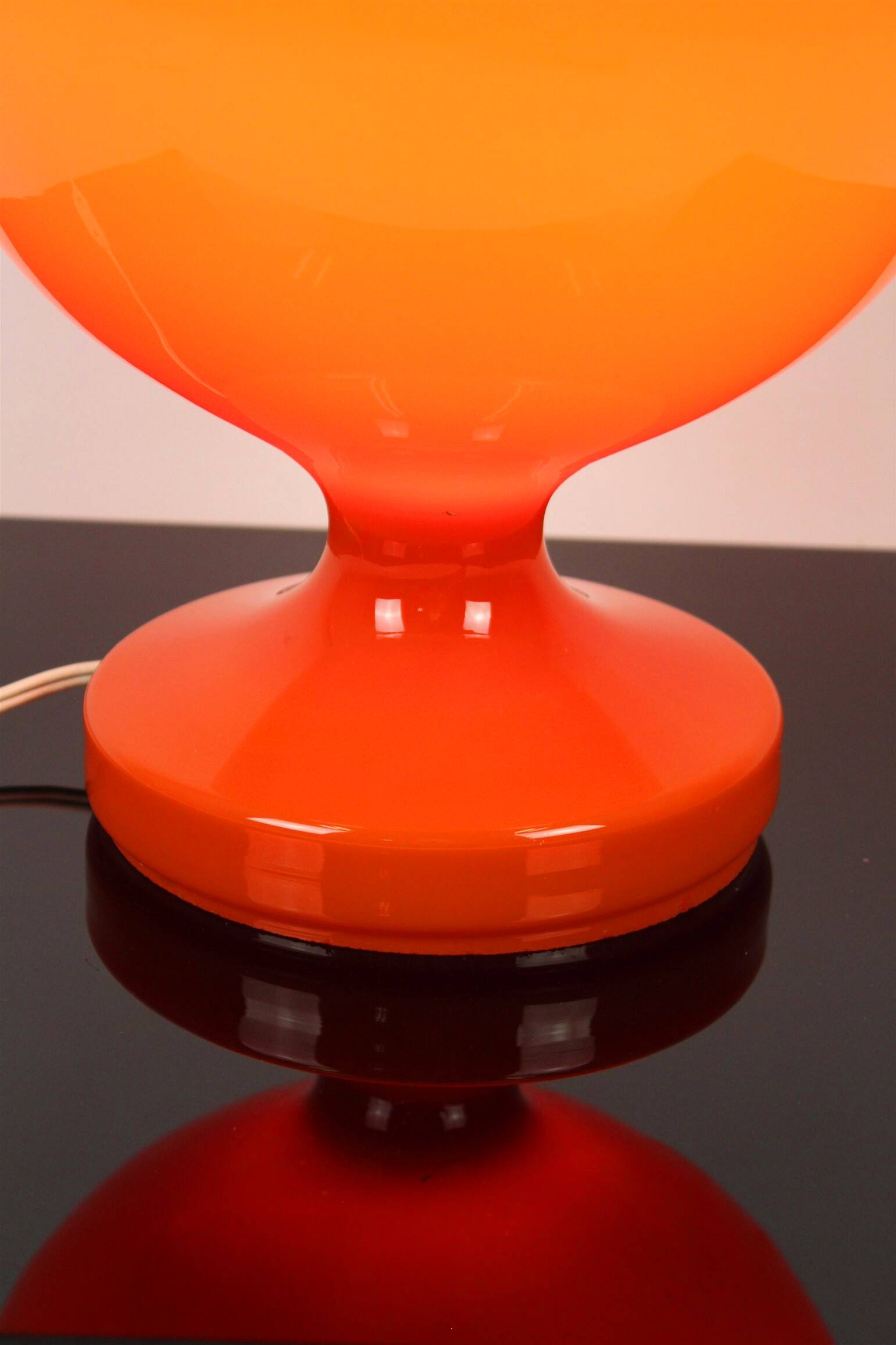 Vintage Glass Table Lamp by Stepan Tabery for Opp Jihlava, 1970s