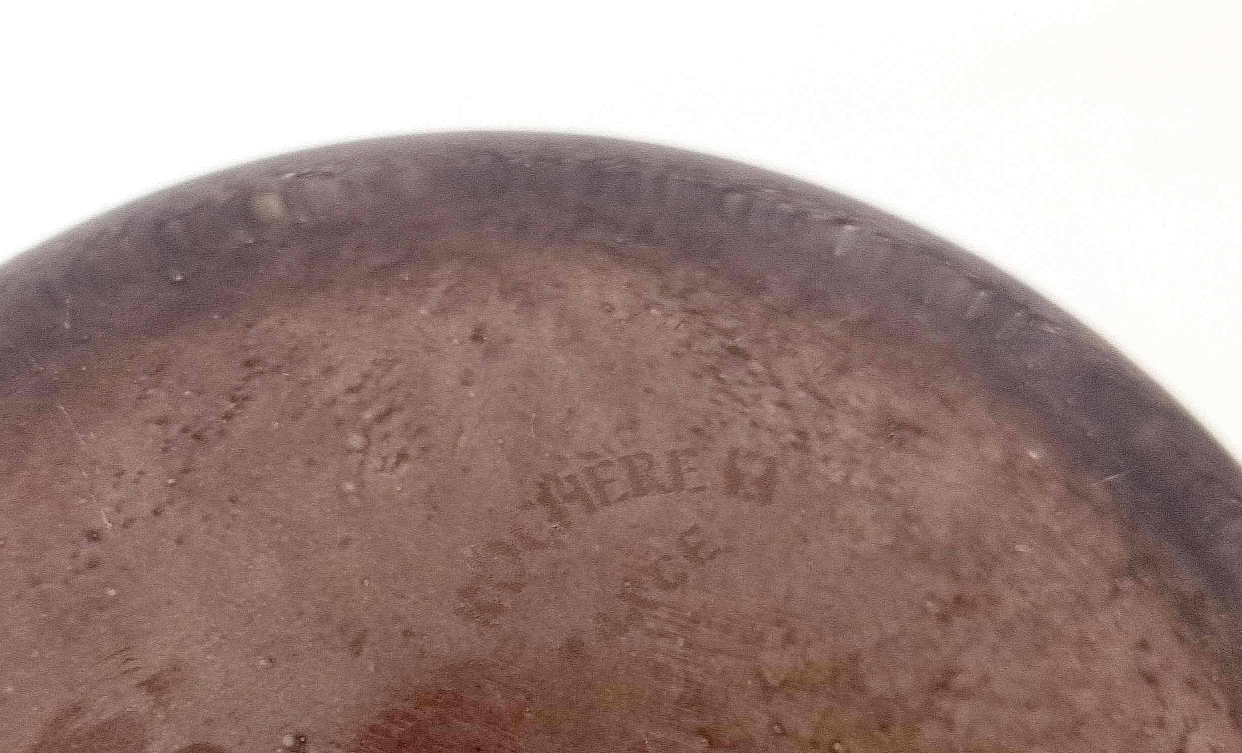 Vase signé La Rochère cristal Hauteur 25,8 cm