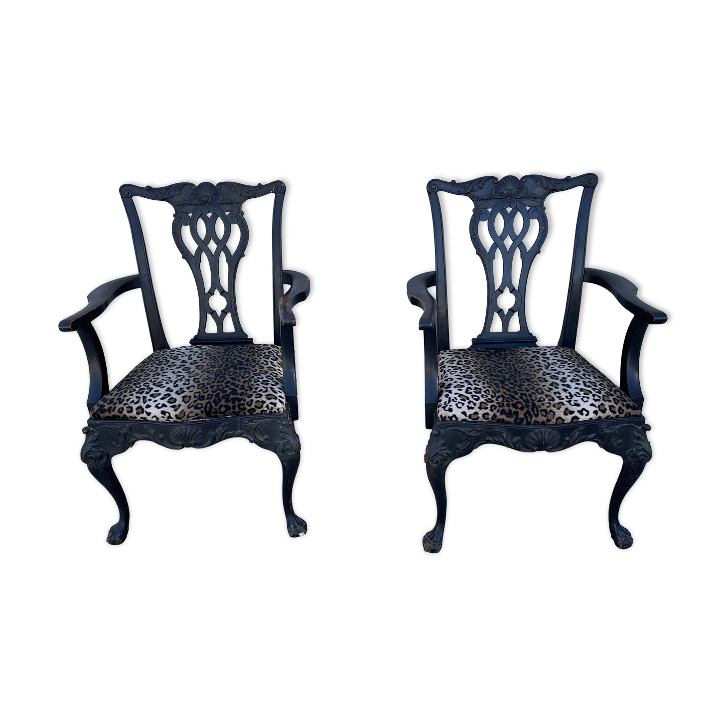Pair of armchairs