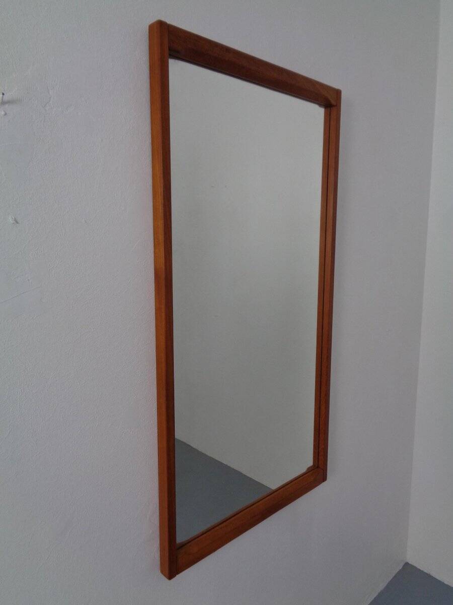 Danish No 196 Mirror in Teak by Aksel Kjersgaard, 1960s
