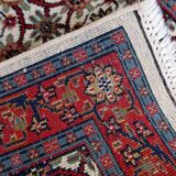 Vintage Indian Mahal handmade carpet 78cm x 125cm 1970s