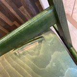 Fauteuil de salon baumann lounge vert vintage années 70