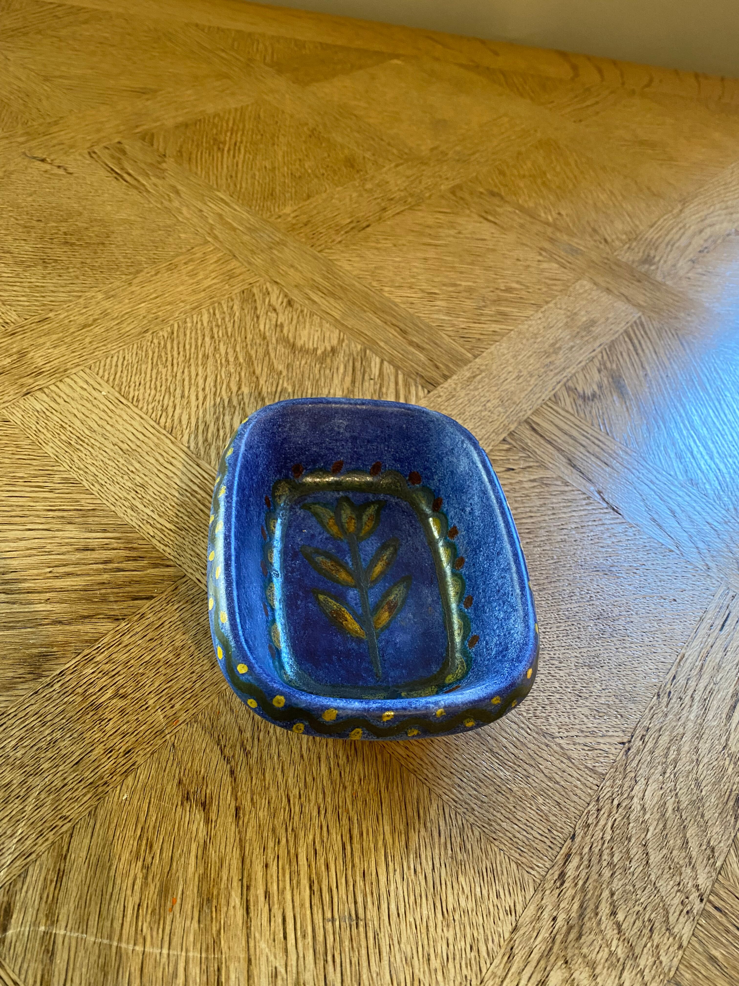 2 trinket bowls ceramic la Grande aux potiers