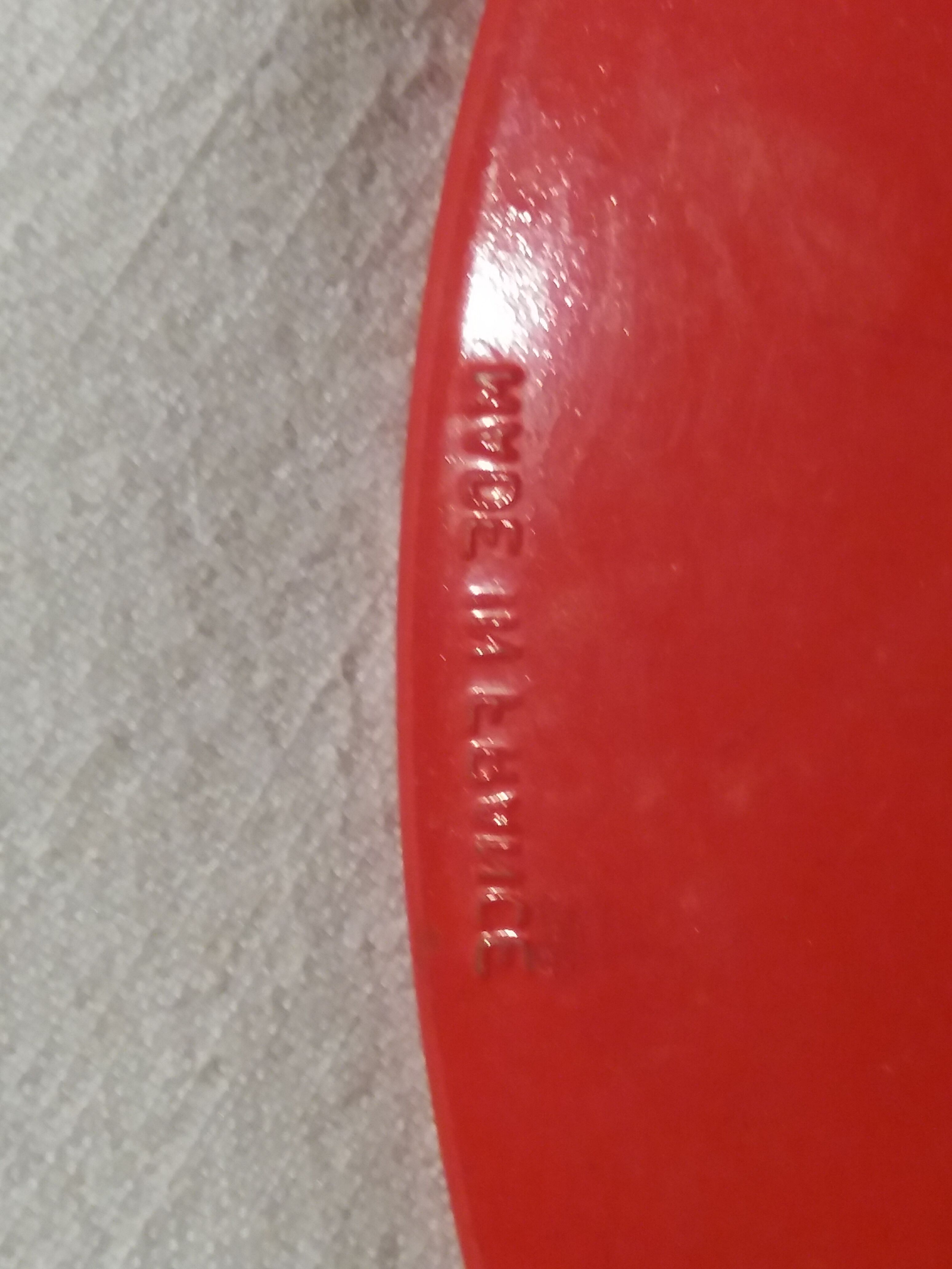 Lot of 4 "Duralex" color dessert plates