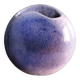 Blue ceramic lentil vase