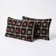 Set of 2 vintage kilim cushion covers 41x61 cm