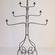 Grand Chandelier de Sol en Fer Forgé, 1950s