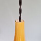 Scandinavian pendant light in honey-colored opaline glass, 1960s