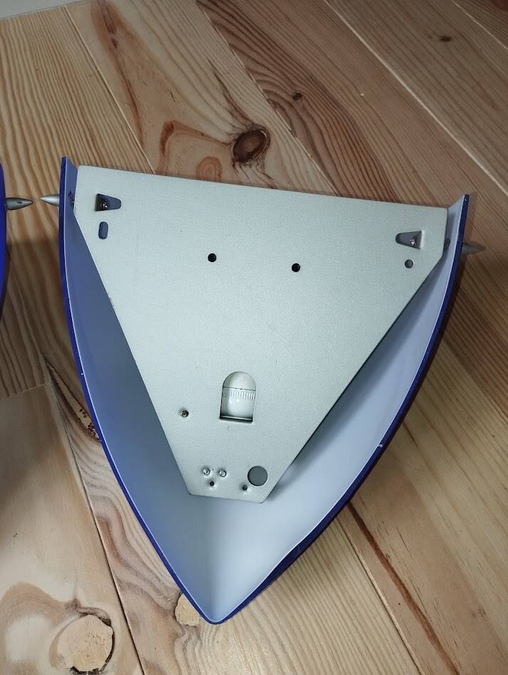 a pair of Ikea Kvintett wall lamps