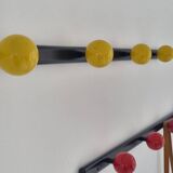 Duo of 4 and 5 ball coat racks
