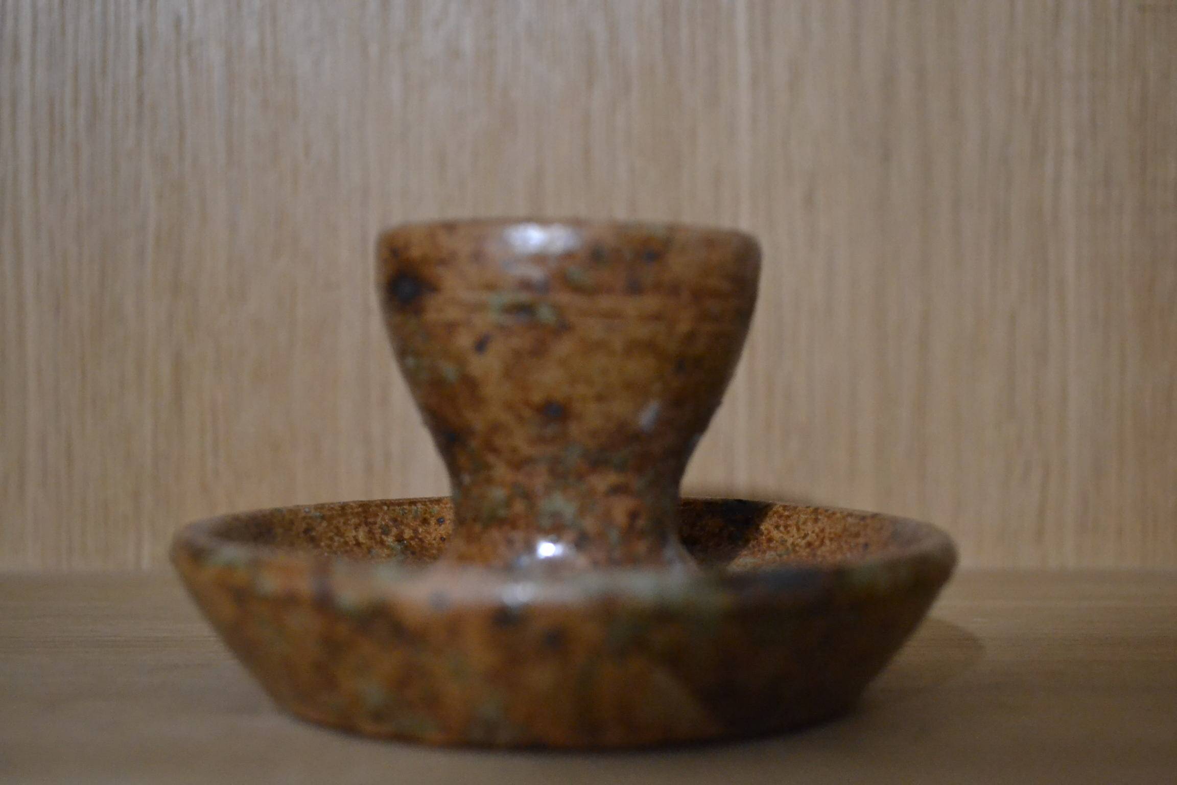 Set of 2 stoneware egg cups