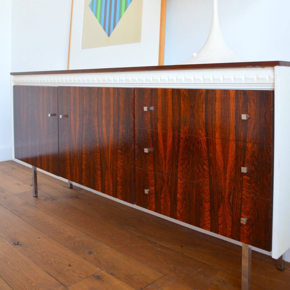 German Scandinavian enfilade Rio rosewood 1970s