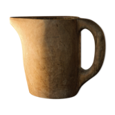 Small vintage wooden pitcher