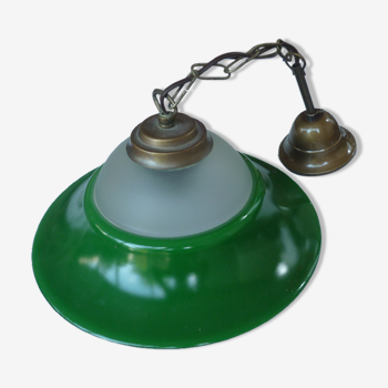 Suspension de billard verre laiton