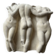 Bas-relief en plâtre patiné