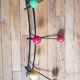 Vintage wall coat rack