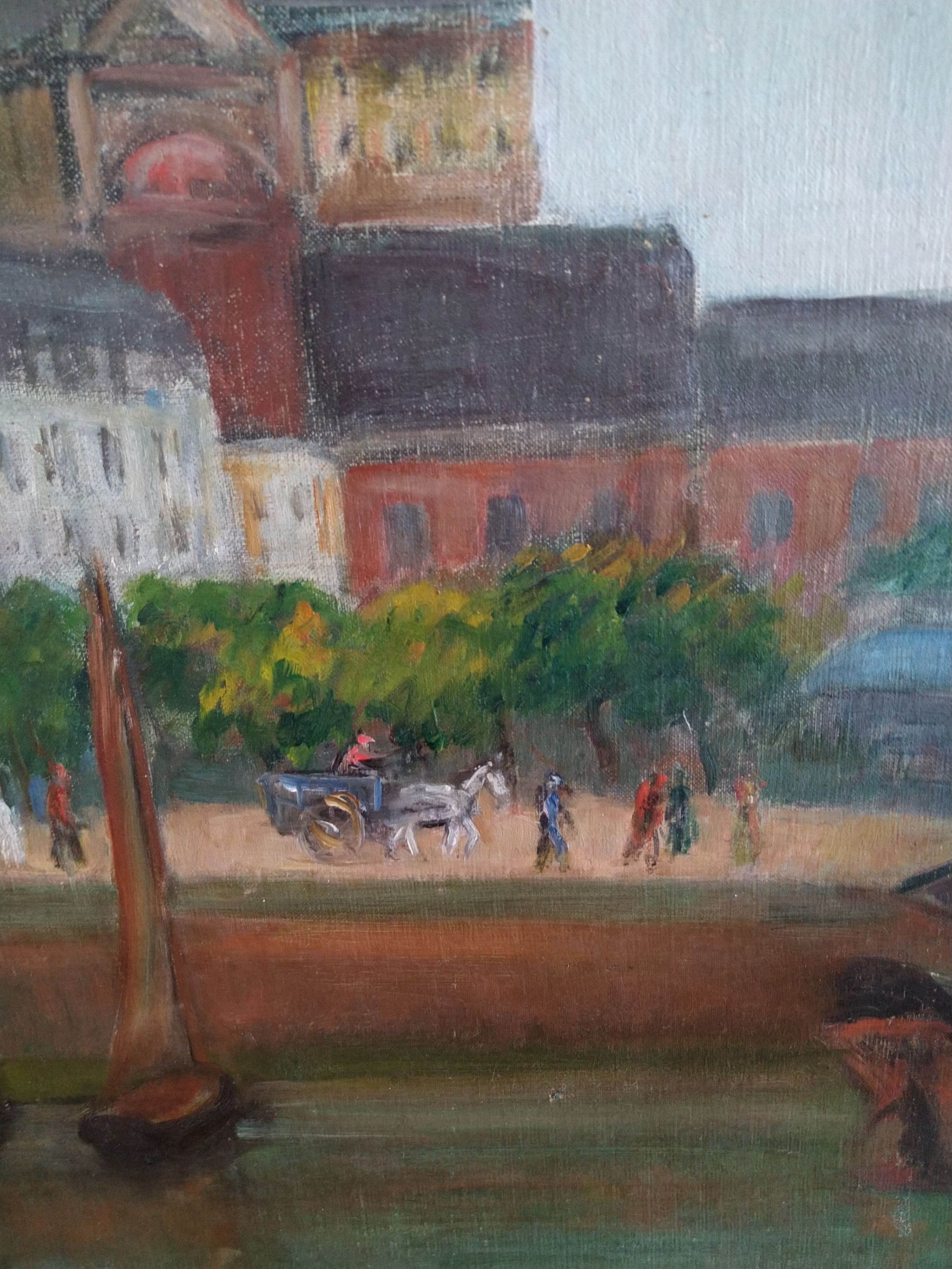 Painting by trouville normandie