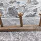 Old wooden coat rack