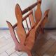 Porte revue en bois vintage