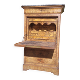 Burr walnut secretary