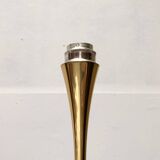 Lonea floor lamp in Hollywood Regency vintage style in brass by Florian Schulz.