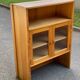 Vitrine scandinave en bois 1970