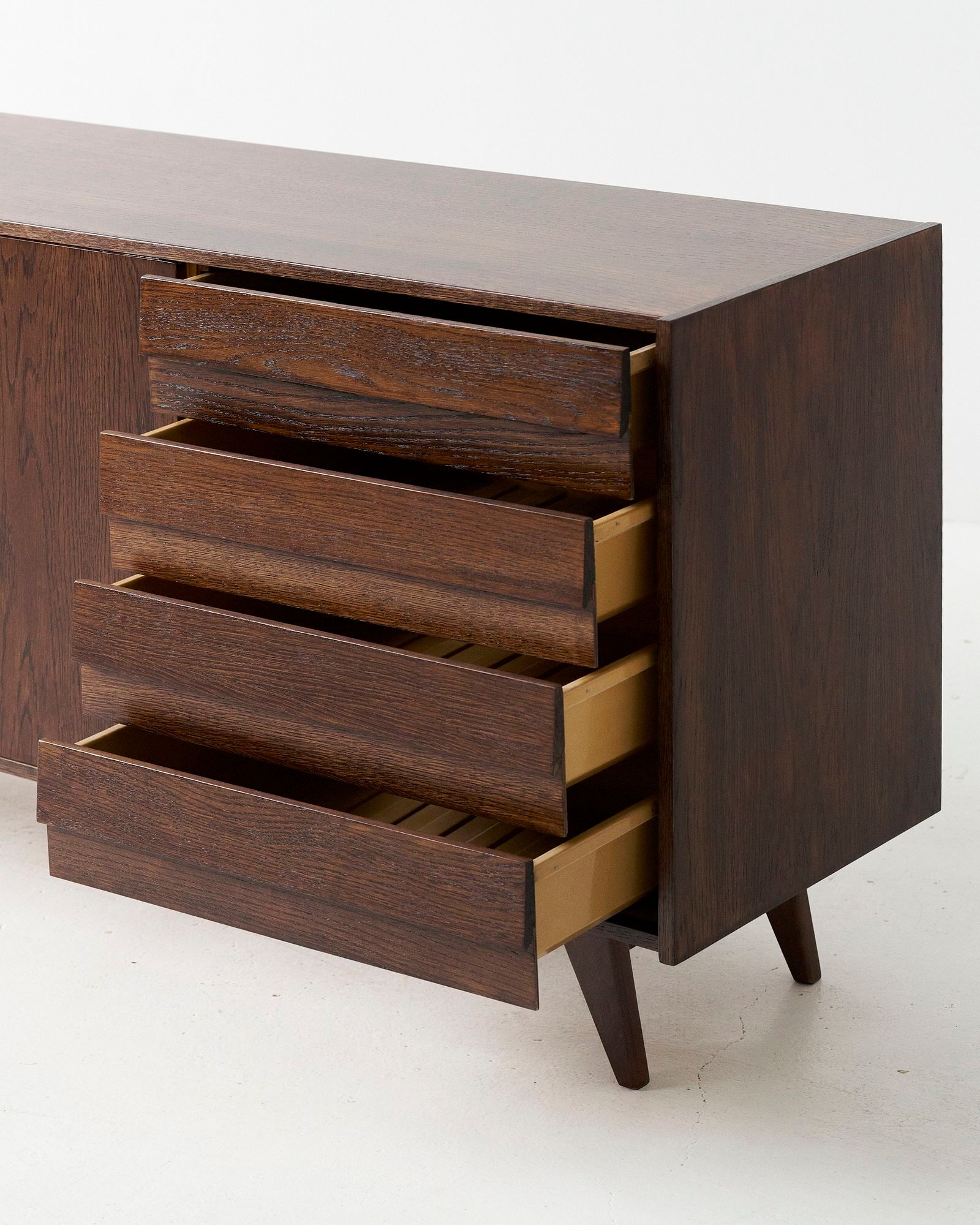 Oak enfilade U-460 by Jiří Jiroutek for Interier Praha