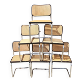 Série De 6 Chaises De Salle à Manger B32 Par Marcel Breuer