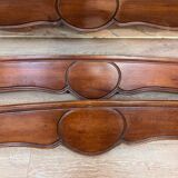 Louis XV Style Center Bed in Walnut