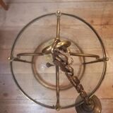 Brass and glass lantern