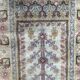Tapis Kayseri turc vintage en soie et coton 106x61 cm