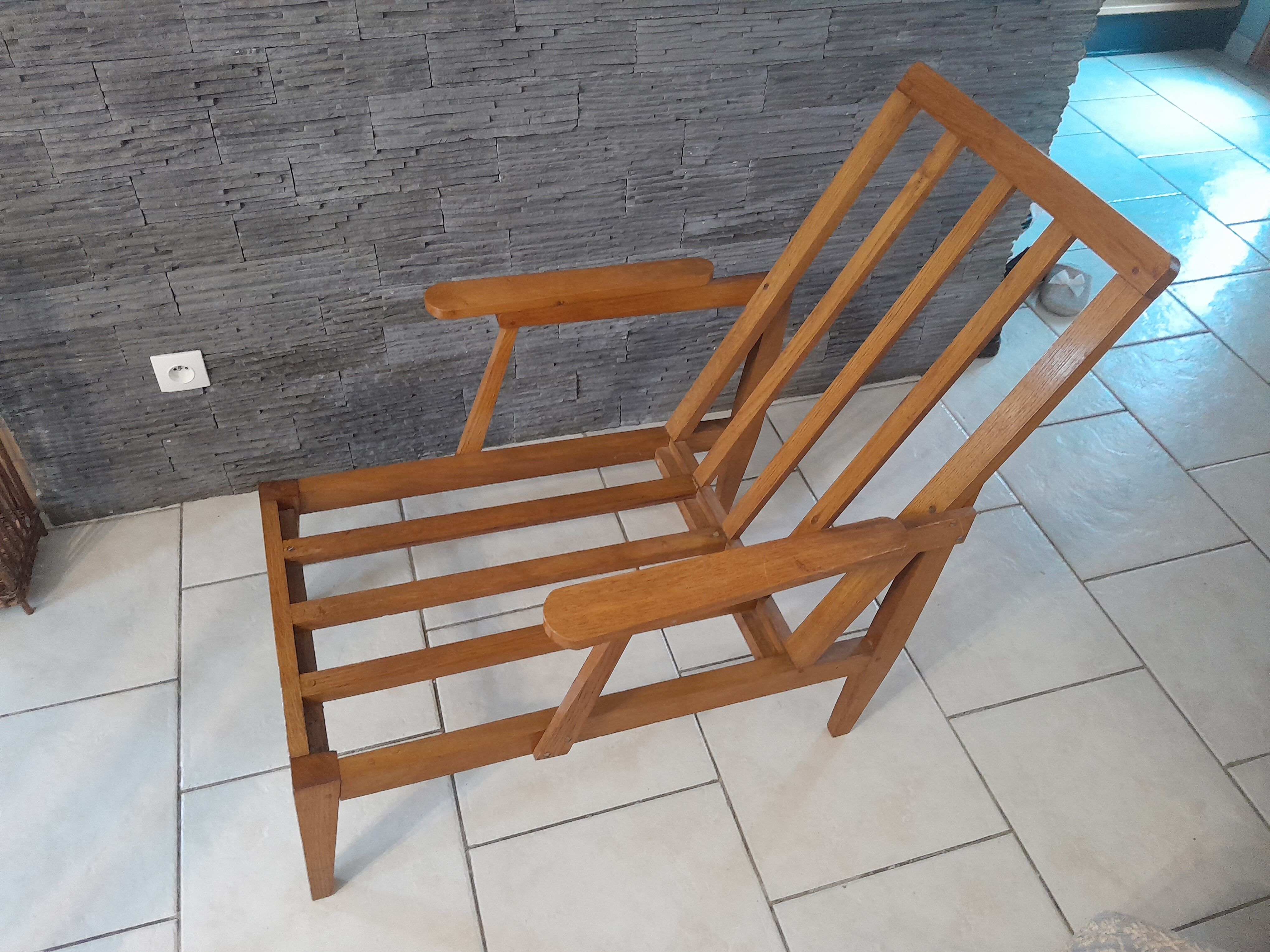 Fauteuil relax vintage