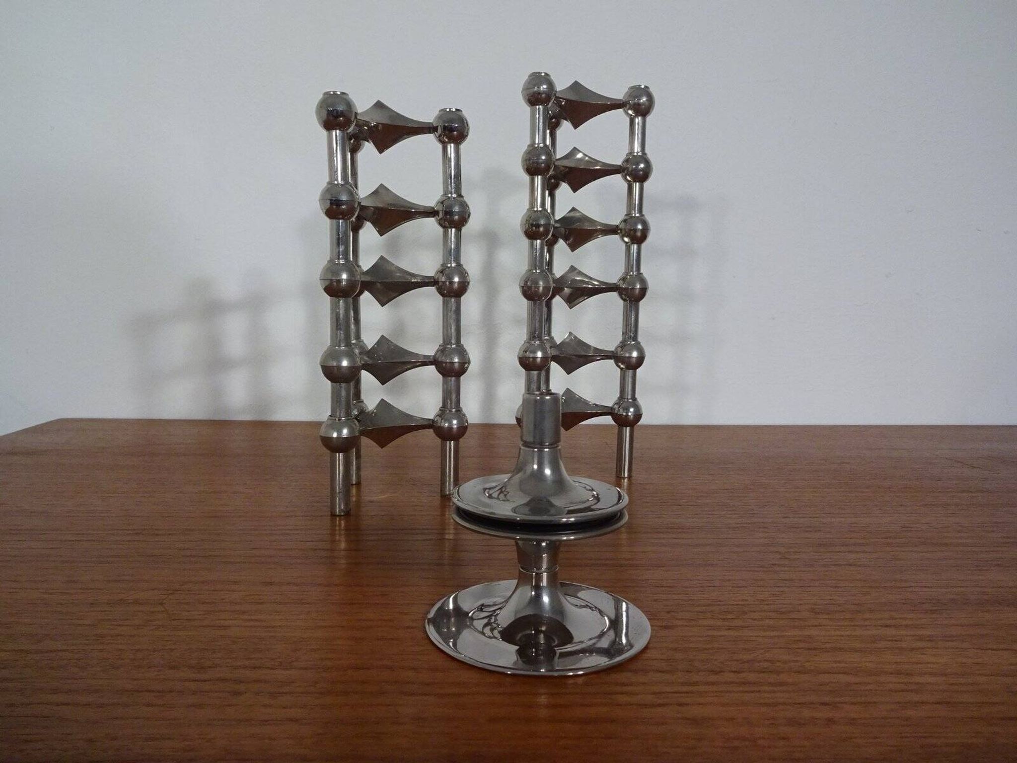 Candleholders by Ceasar Stoffi & Fritz Nagel for BMF, 1960s, Set of 12