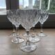 Set of 6 cut-glass glasses from the 1960s